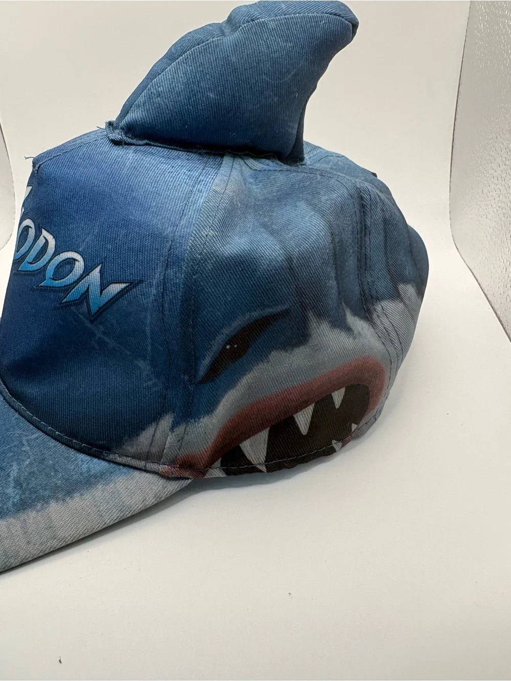 Monster Jam Megalodon Youth Shark Fin Hat Adjustable Blue 2022